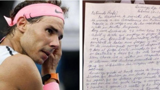 Το συγκινητικό γράμμα 92χρονης στον           Ναδάλ!