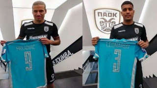 Πρίγιοβιτς και Μάτος          έδωσαν τις φανέλες τους
