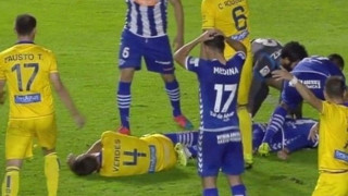 Σφοδρή σύγκρουση στην Ισπανία ! (VIDEO)