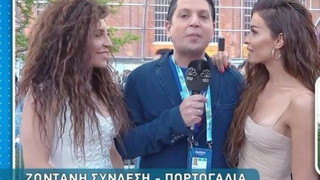 Eurovision 2018: Φουρέιρα και Τερζή μιλούν μαζί στην κάμερα (ΒΙΝΤΕΟ)