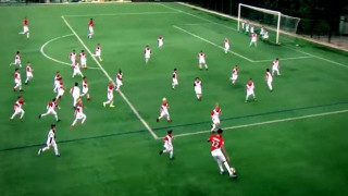 Πέντε ποδοσφαιριστές της Μονακό κόντρα σε 55 μπόμπιρες (video)