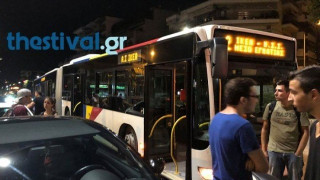 Επεισόδιο   μεταξύ οπαδών και         οδηγού του ΟΑΣΘ