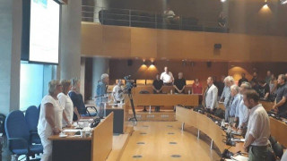 Ενός λεπτού σιγή για τα θύματα της πυρκαγιάς στο Δ.Σ. Θεσσαλονίκης