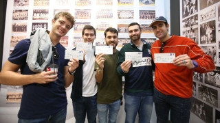 Ισπανοί φοιτητές                            στο ΠΑΟΚ-Αρης