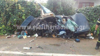 Φονικό τροχαίο στην Κυπαρισσία - Θρήνος για τους τρεις 15χρονους