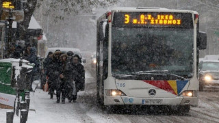 ΟΑΣΘ προς ΠΚΜ & δήμους: «Καθαρίστε τους δρόμους σε περίπτωση χιονιά!»