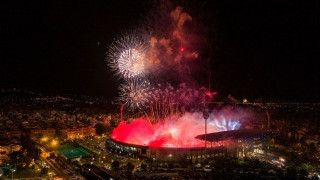 Το pyroshow της Τούμπας από 1 χιλιόμετρο μακριά (vids)