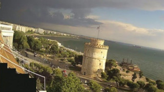 Θεσσαλονίκη: Εντυπωσιακό βίντεο από τις καταιγίδες της Κυριακής